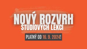 Přečtete si více ze článku Nový rozvrh studiových lekcí